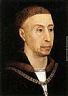 Rogier Van Der Weyden Famous Paintings - Portrait of Philip the Good